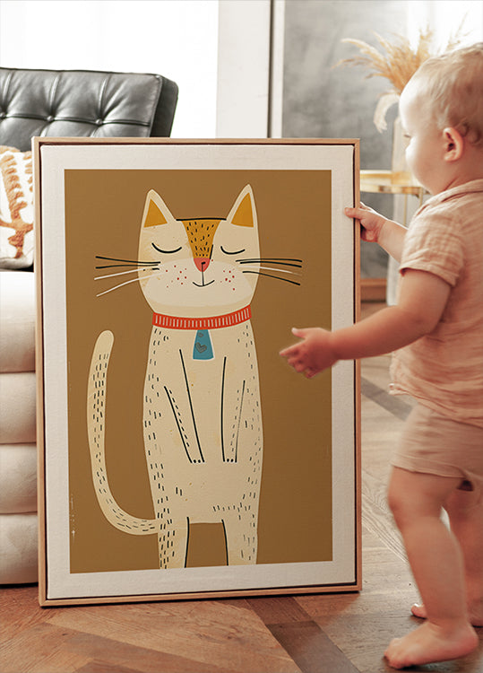 Happy Cat Poster