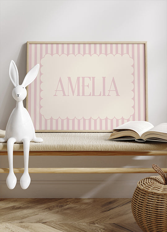 Personalized Girl Name Poster