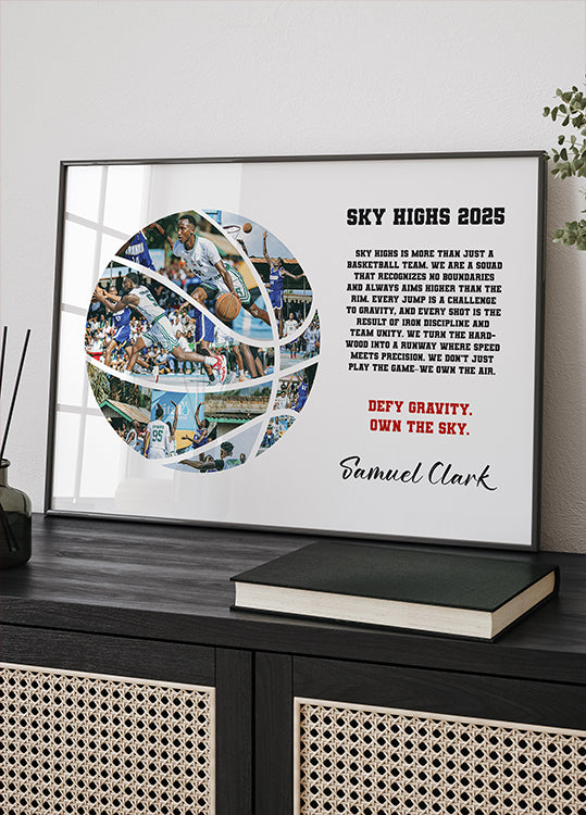 Basketball Photo Collage Personal