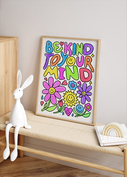 Be Kind To Your Mind Poster