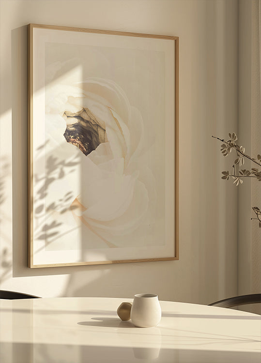 White Flower No.2 Poster