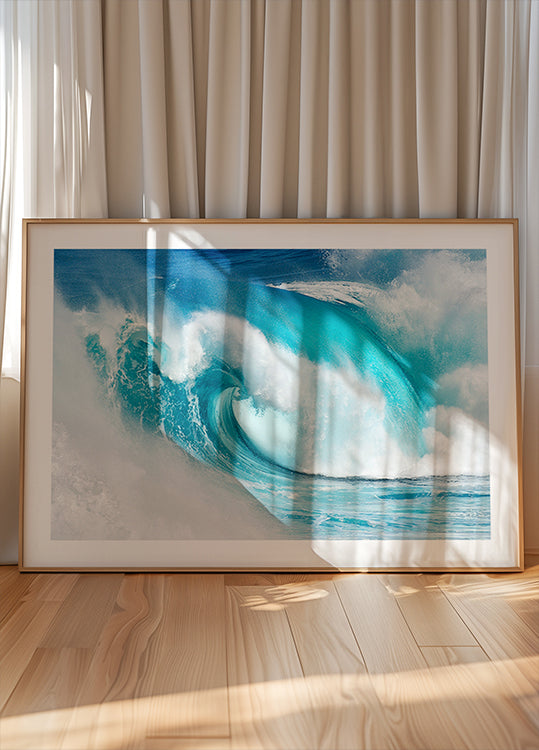 When the ocean turns into blue fire  Poster