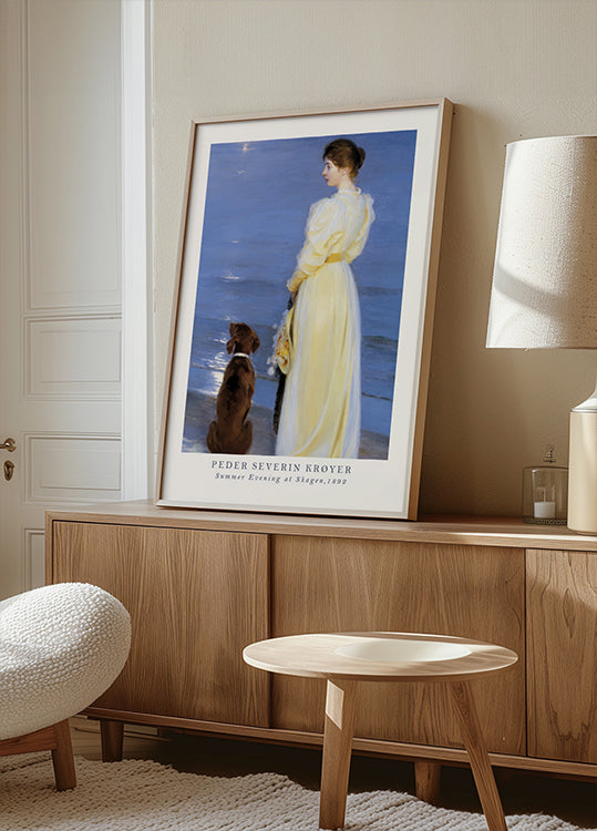Summer Evening at Skagen, Peder Severin Krøyer Poster