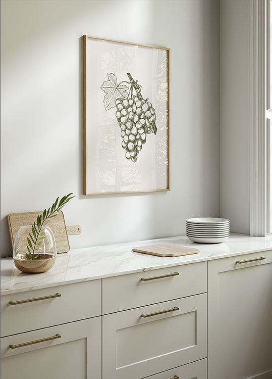 Grape Botanical Poster