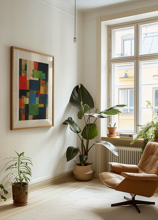 Painted Blocks Poster