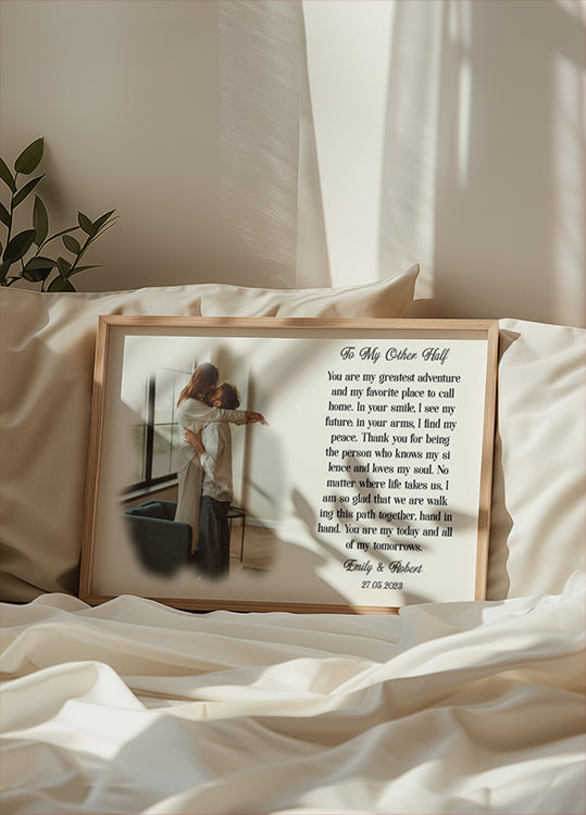 Photo With Poem Personal Poster