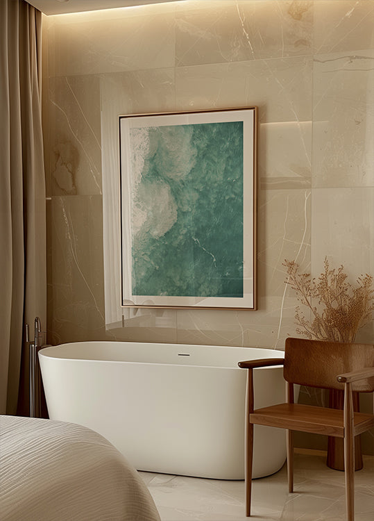 Ocean&#039;s Gentle Swirl