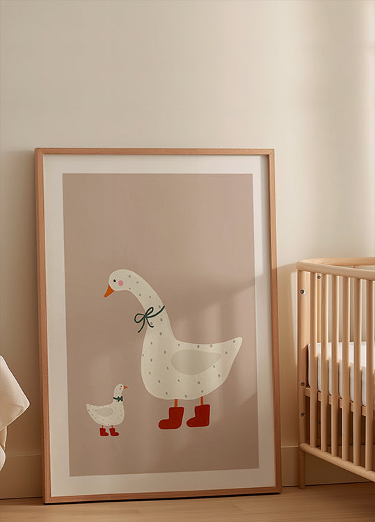 Goose and Gosling Poster