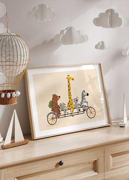 Animal Bike Poster