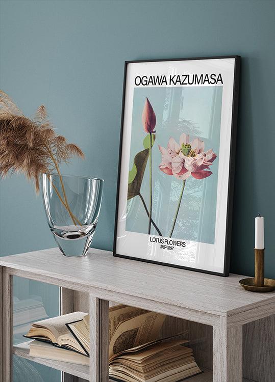 Lotus Flowers Print, Ogawa Kazumasa Poster