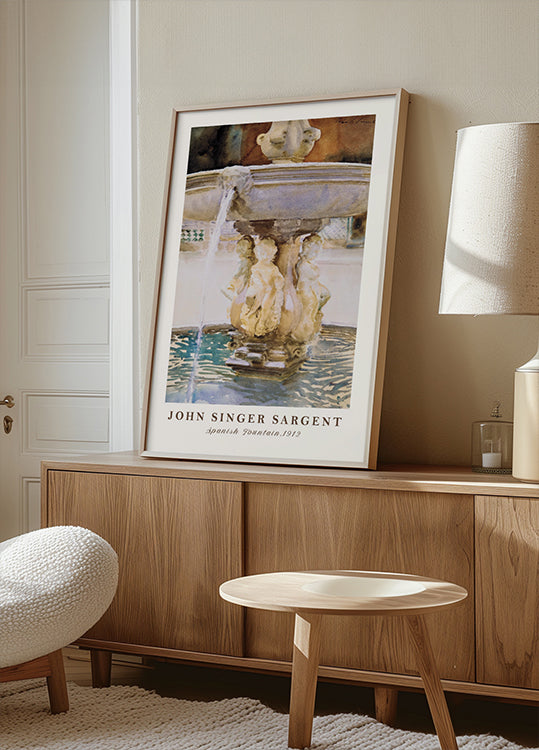 John Singer Sargent, Spanish Fountain Poster
