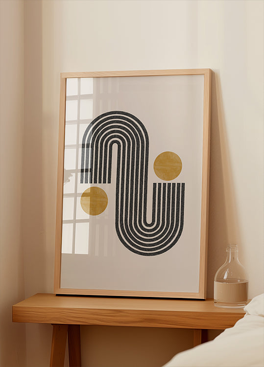 Curved Harmony Poster