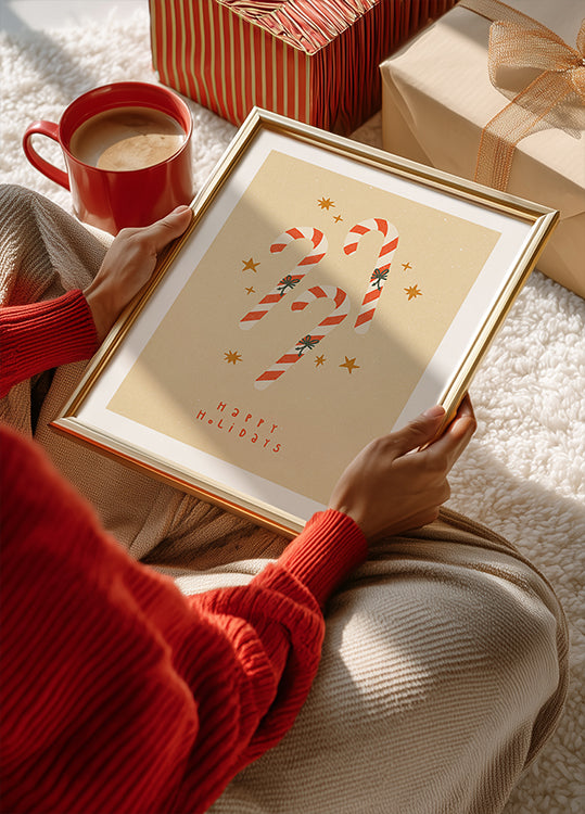 Candy Cane Poster