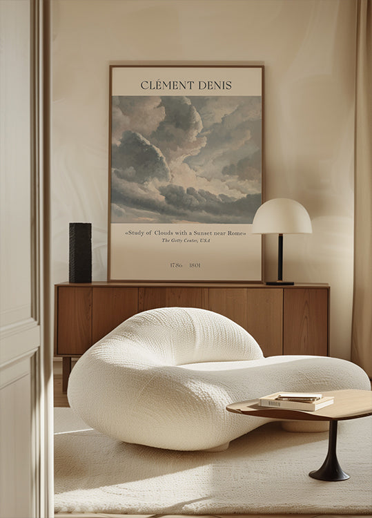 Clément Denis Cloud Study Poster