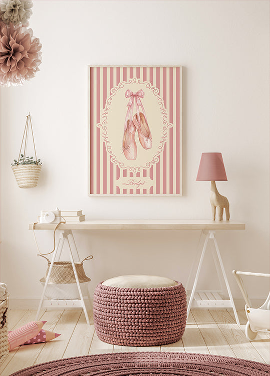 Ballet Baby Name Personal Poster