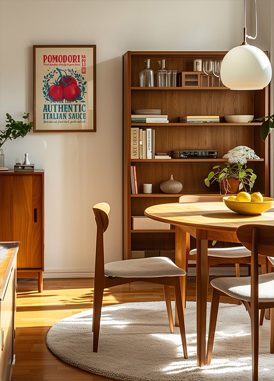 Pomodori Kitchen print  Poster