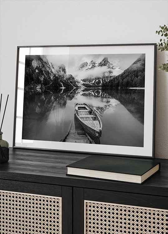 En blanco y negro Poster