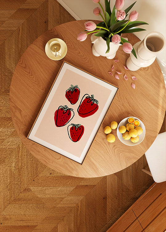 Berry Delight Sketch Poster