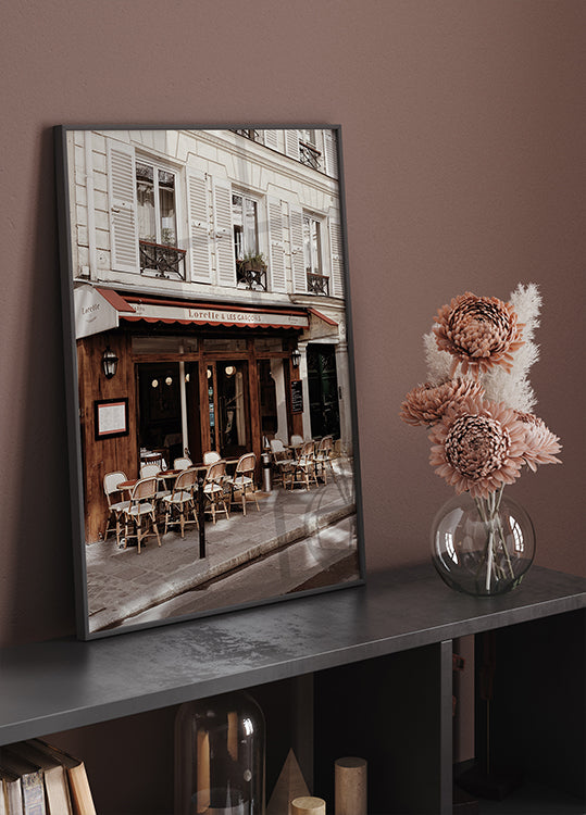 Old Cafe in Paris Poster