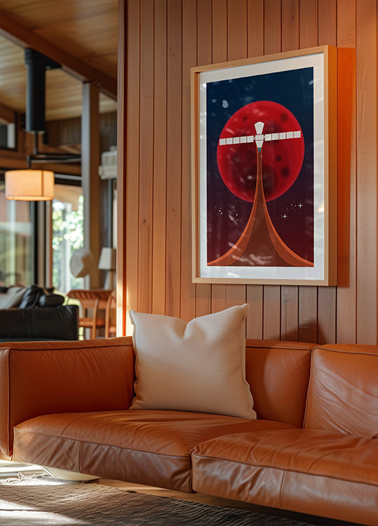 Mars Space Art Poster