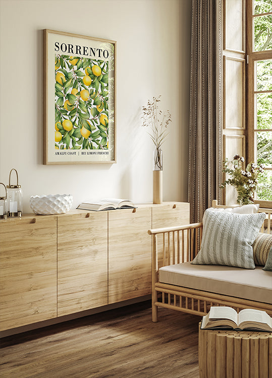 Sorrento Lemon Amalfi Coast Poster