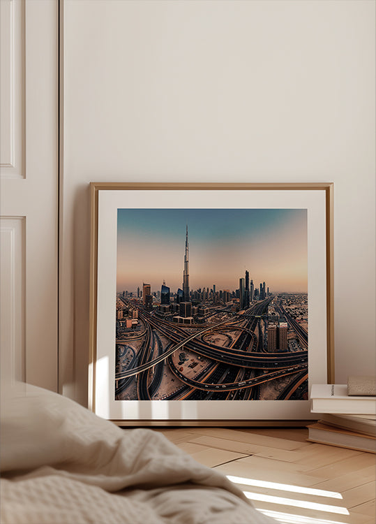 Dubai Skyline Panorama Poster