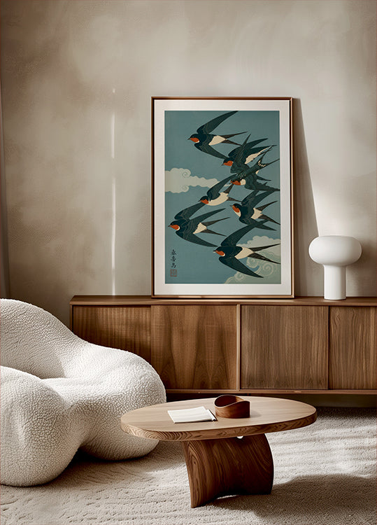 Swallows Harmony Poster