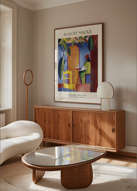 Turkish Cafe, August Macke Poster