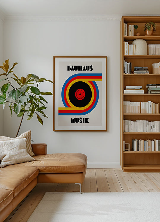 Bauhaus Musik Vinyl Poster