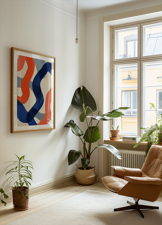 Bold Line Art Poster