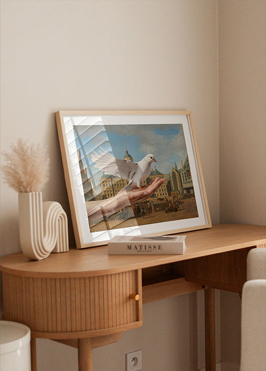 A Dove In Amsterdam Poster