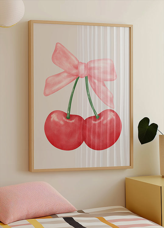 Red Cherries Poster