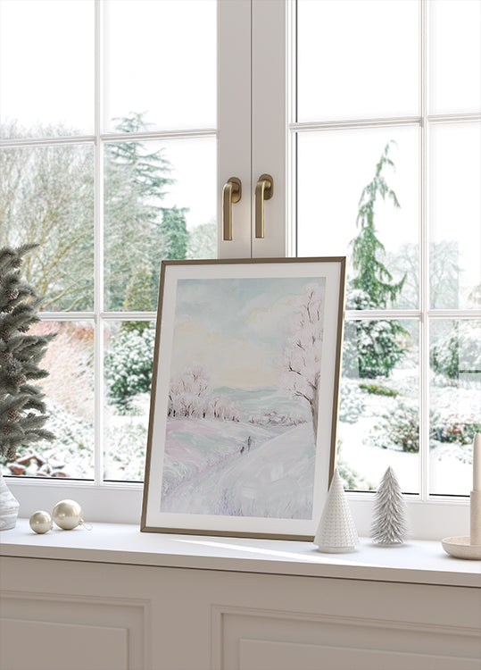 The winter stroll Poster