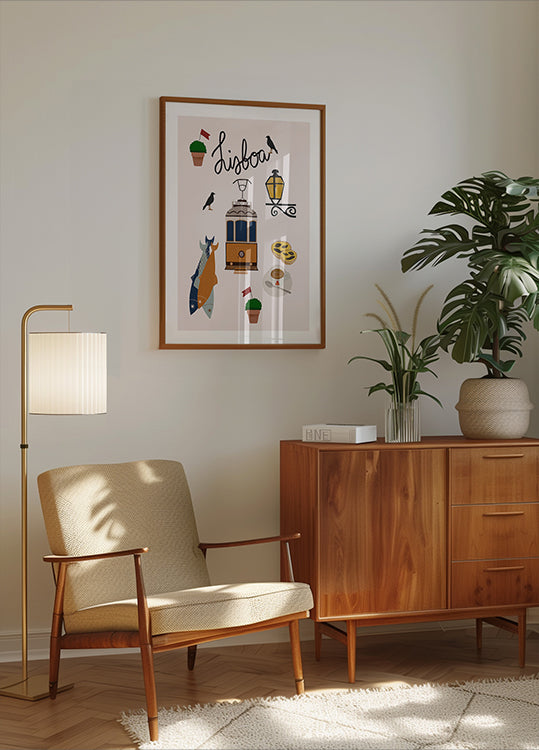 Lisbon Travel Poster