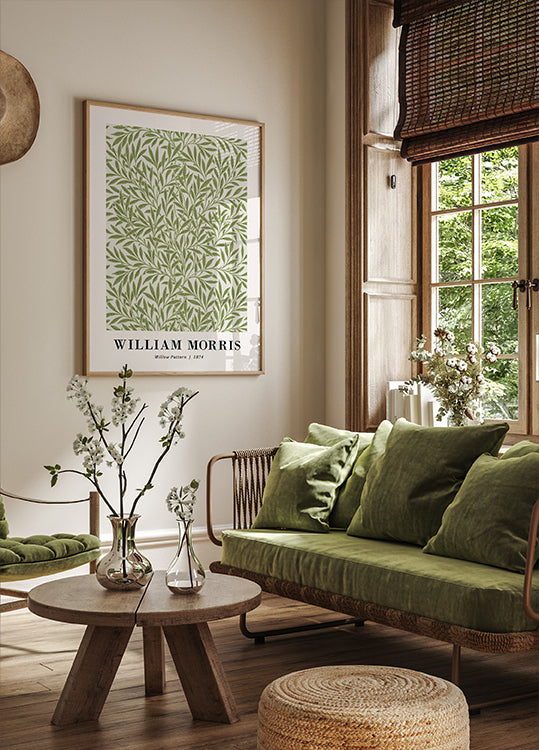 William Morris Willow Pattern 1874 Poster