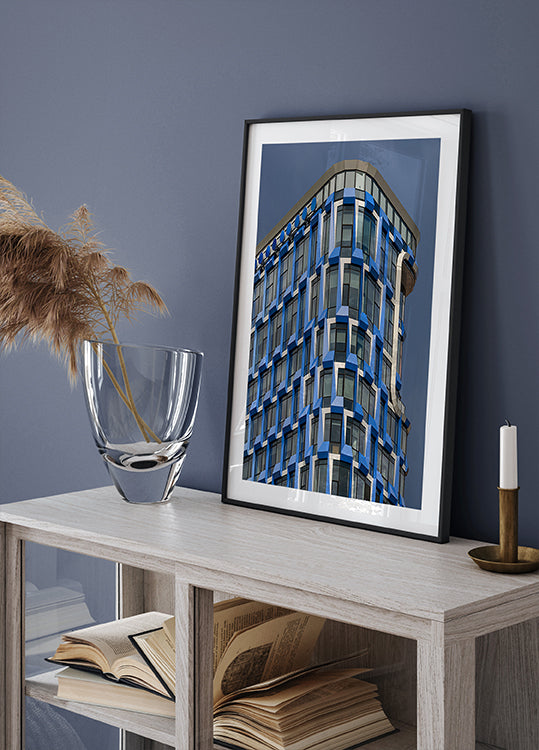 Rhythm in blue Poster