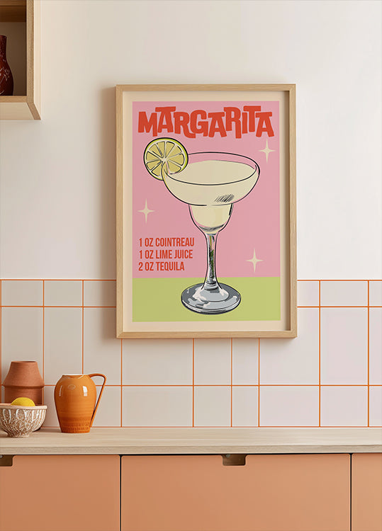 Margarita Cocktail Poster