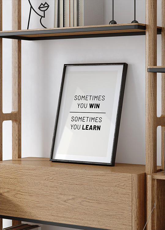 Win and Learn Poster