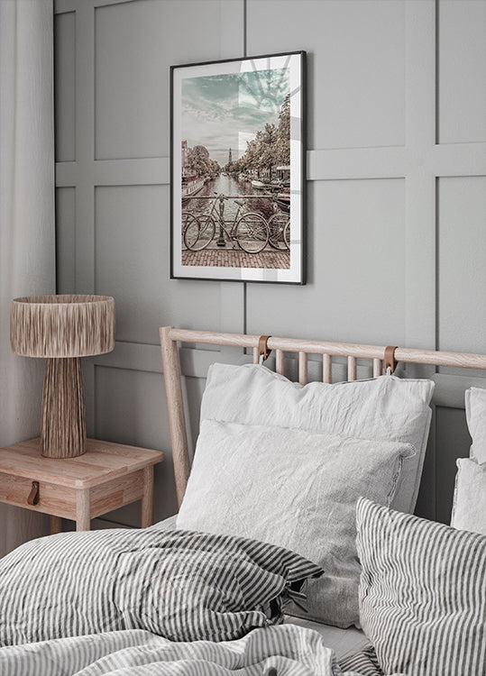 Typical Amsterdam | urban vintage style Poster