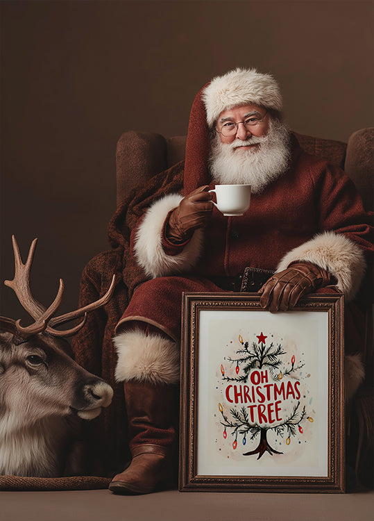 Festive Tree Glow Poster