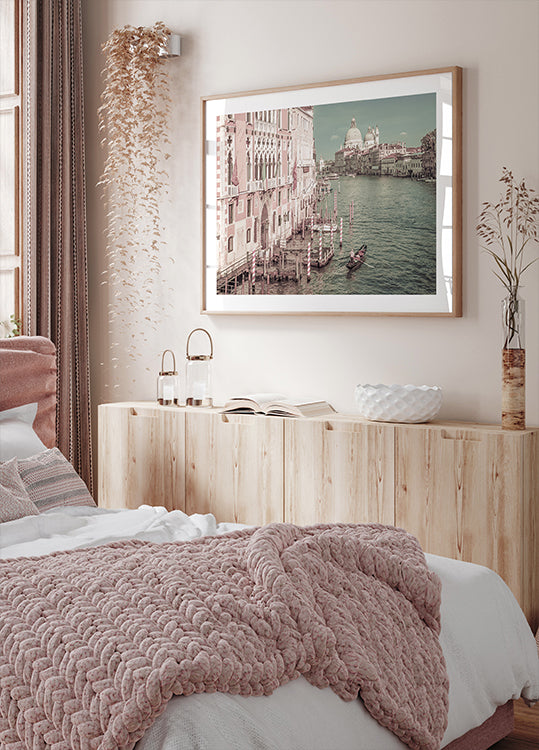 VENICE Canal Grande &amp; Santa Maria della Salute | urban vintage style Poster