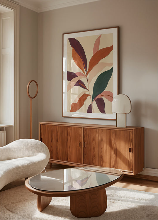 Abstract Plants Poster