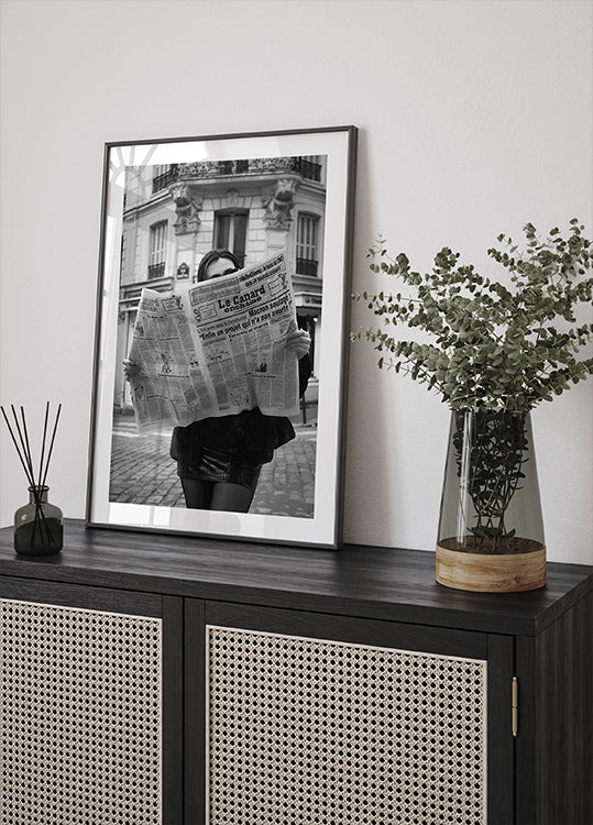 Parisian Morning Read Poster
