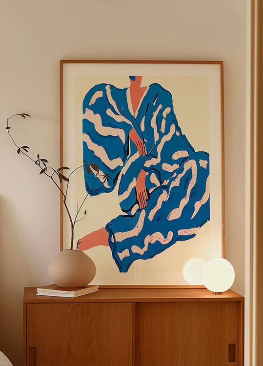Portrait Indigoreverie  Poster