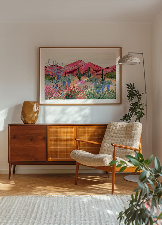 Bright Desert Poster