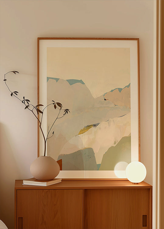 Peachy Mountain Range 2 Poster