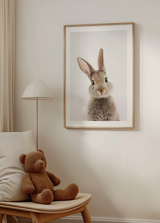 Peekaboo Bunny  Poster