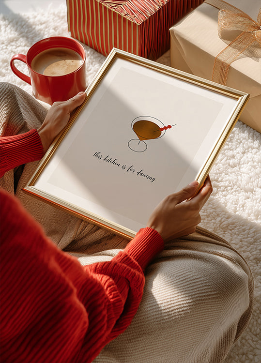 Christmas Kitchen Poster