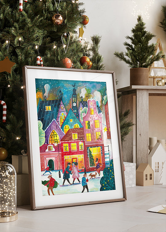 Christmas in Amsterdam Poster