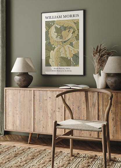 William Morris Leafe Pattern Poster